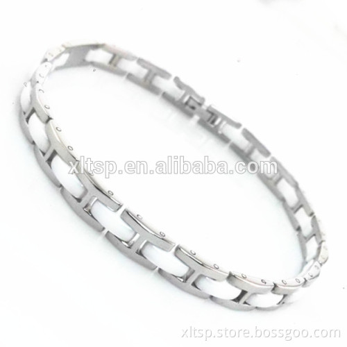 Japan hot sales germanium titanium bracelet white Ceramic bracelet for women